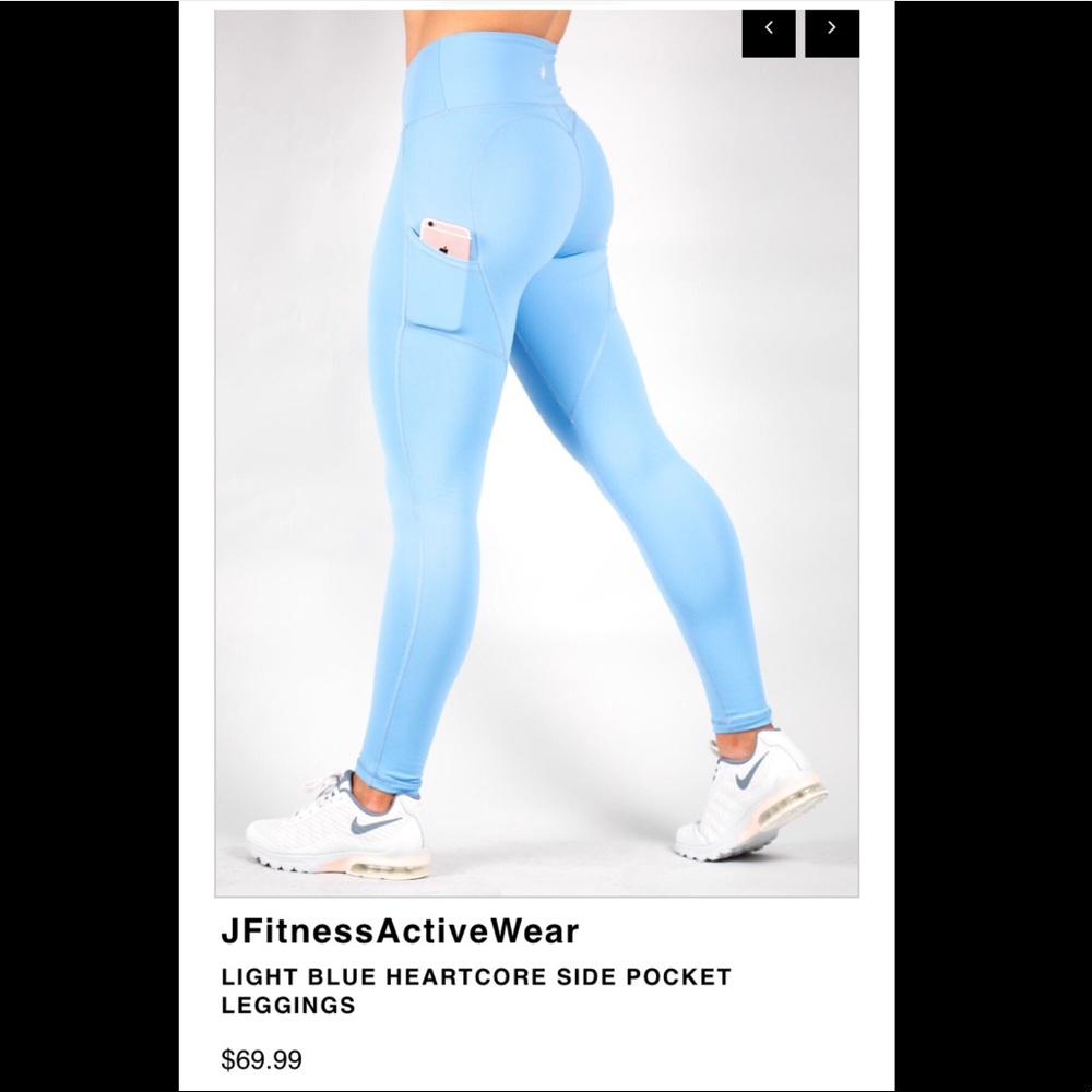 JFITNESSWEAR HeartCore Side Pocket Leggings
